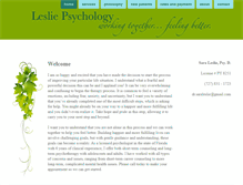 Tablet Screenshot of leslie-psychology.com